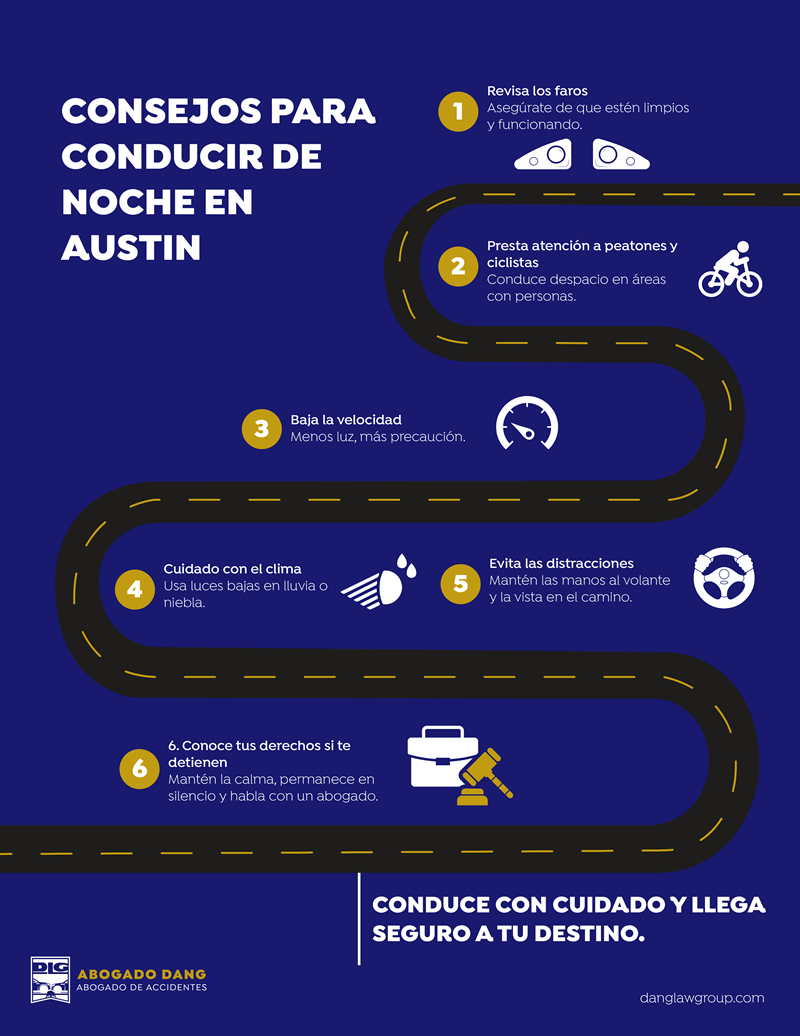 Consejos para conducir de noche en Austin