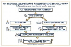 Recorded statement Decision tree texas car accident Recorded statement Decision tree texas car accident